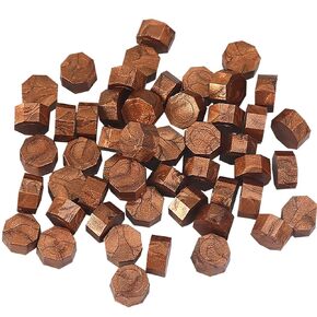 600 Pcs Sealing Wax Beads Wax Seal Stamp Beads Octagon Wax Sealing Beads for Cards Envelopes Invitations Green