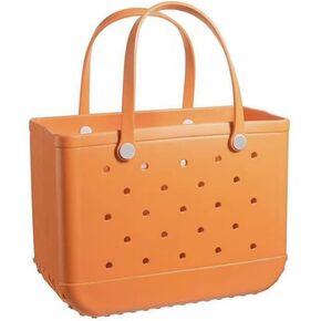 TOTE BAG X-LARGE Beach Bag Rubber Tote Bag - Waterproof Travel Bag for Women Washable Tote Bag Handbag for Sports.