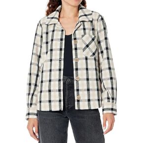 MULTIPLES Women's Cuffed Long Sleeve Button Front 3-Pocket Jacket