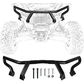 Front Bumper for Teryx KRX, Sport Front Lower Brush Guard Compatible with Kawasaki Teryx KRX 1000 2020-2022,Replace #99994-1301(Lower Bumper)