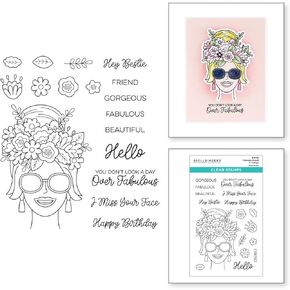 Spellbinders STP-110 Fabulous Friend Clear Stamp Set
