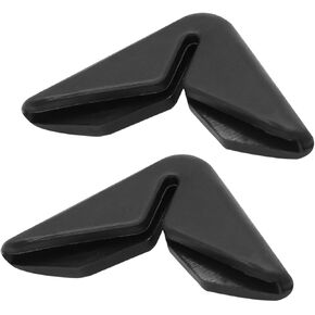 2pcs Black Universal Automobile Car Side Door Edge Corner Guard Protector Item Replacement