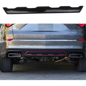 crosselec Carbon Fiber Rear Bumper Cover Trim Strip Accessories for 2022-2025 Acura MDX