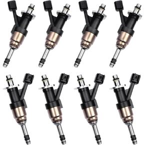 8 Pcs of Fuel Injectors Compatible with Silverado 1500 2500 Tahoe Suburban |GMC Sierra 1500 Yukon YUKON XL V6 4.3L/V8 5.3L 2014 2015 2016 2017 2018 |Replace12668390,FJ1217