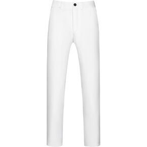 Lars Amadeus Men's Skinny Cropped Trouser Solid Color Flat Front Ankle-Length Dress Pants