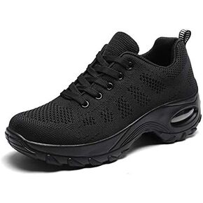KPWL Women's Hiking Walking Sneakers Comfortable Lightweight Air Mesh