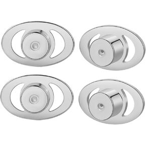 Earring Support Backs, AKRUWELRY Earring Lifter Backs for Droopy Ears 4pcs Large Earring Backings Replacements for Heavy Earrings Locking Pierced Earring Backers for Studs,Mixed Color
