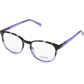 Guess GU3009 Eyeglass Frames - Violet Frame, 49 mm Lens Diameter GU300949083
