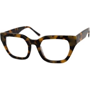 A.J. Morgan Eyewear Monarch-Optical Quality Readers Square Reading Glasses, Antique TORT, 50mm + 2.75