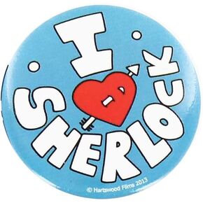 Seven20 Sherlock Holmes I Love Sherlock Pin