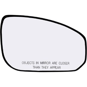 Passenger Side Mirror Glass Assembly With Plastic Backing Plate (Non-Heated) Compatible with 2004-2008 Nissan Maxima