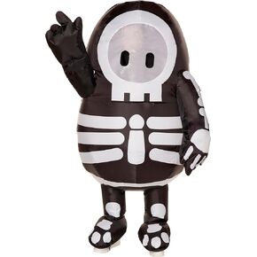 InSpirit Designs Fall Guys Skelly Inflatable Kids Costume | Officially Licensed | Halloween Outfit for Boys and Girls