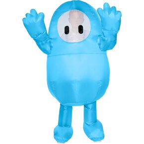 InSpirit Designs Fall Guys Blue Inflatable Kids Costume | Officially Licensed |Fall Guys Inflatable
