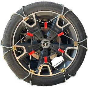 TireChain.com 275-50-22 سلاسل إطارات الكابلات - نمط SAE Class S-Diagonal، تُباع لكل زوج