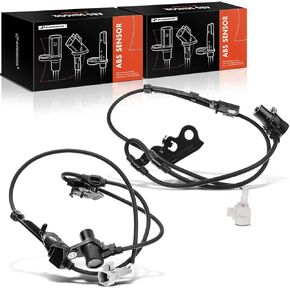 مستشعر سرعة العجلات A-Premium ABS متوافق مع موديلات Toyota & Pontiac - Corolla 2003-2006، Matrix 2003-2008، Vibe 2003-2008، 1.8L - السائق الأمامي وجانب الراكب، مجموعة من قطعتين، استبدال # 88969673