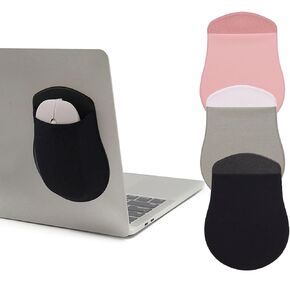 3 Pack Universal Stick-On Mouse Pouch,Mouse Sleeve for Laptop,Reusable Stick On Holder for Wireless Magic Mouse,Carrying Case Mouse Pocket for iPad or MacBook