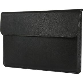 Megoo Surface Book 1/Book 2/Book 3/15 Inch, Leather Sleeve Case for Micosoft 15 inch-Black