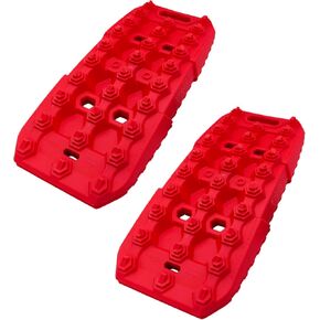 Caliber XTrax Off Road and Snow Recovery Traction Boards, Black, 2-PACK