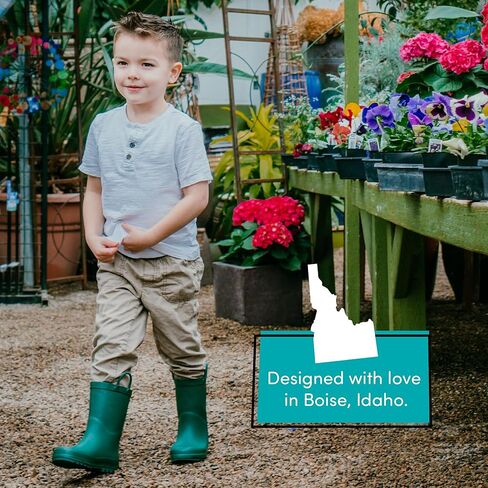 لونكون حذاء مطر من المطاط الطبيعي الفاخر بلمسة نهائية غير لامعة للاطفال الصغار من اليمنتاري كوليكشن in Kuwait