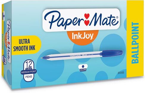 Paper Mate InkJoy 50ST Ballpoint Pens, Medium Point (1.0mm), Blue, 12 Count in Saudi Arabia