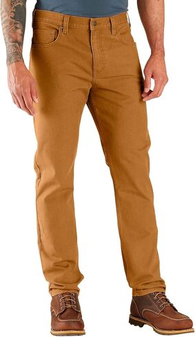 Carhartt Men's Rugged Flex Slim Fit Duck Tapered 5-Pocket Pant in Saudi Arabia