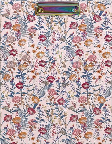 Pukka Pad Bloom A4 Padfolio - حافظة تخزين المستندات مع مجلد ملفات داخلي ومفكرة - 12.6 × 5.3 بوصة - أسود in Kuwait