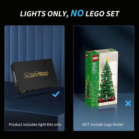 LED Light Kit for Lego Icons Dried Flower Centerpiece 10314 Artificial Plants Set, Lighting Set Compatible with Lego 10314 (Lights Only, No Lego Models) in Saudi Arabia