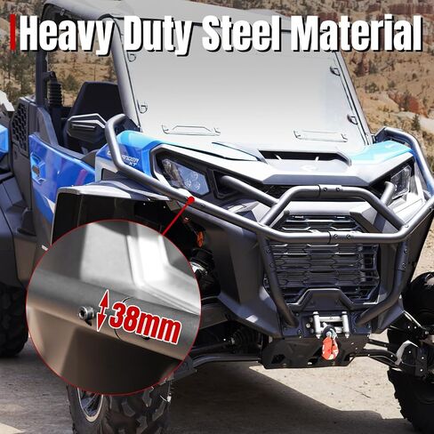 A & UTV PRO Front Corner Protectors for Can Am Commander 2021-2024, Heavy Duty Steel Tube Side Bumper Guards for Can-Am Commander MAX 21-24 Accessories, Replace OEM #715006807 in Saudi Arabia