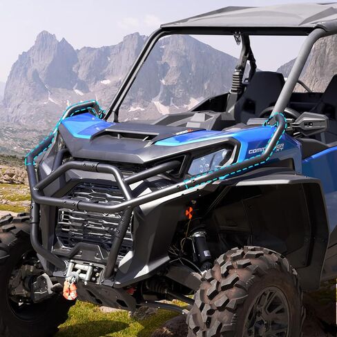 A & UTV PRO Front Corner Protectors for Can Am Commander 2021-2024, Heavy Duty Steel Tube Side Bumper Guards for Can-Am Commander MAX 21-24 Accessories, Replace OEM #715006807 in Saudi Arabia