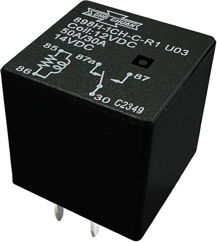 2 قطعة 898H-1CH-C-R1 U03 50A 12VDC 5 دبابيس مايكرو 280 مرحل عالي الطاقة للسيارة in Kuwait