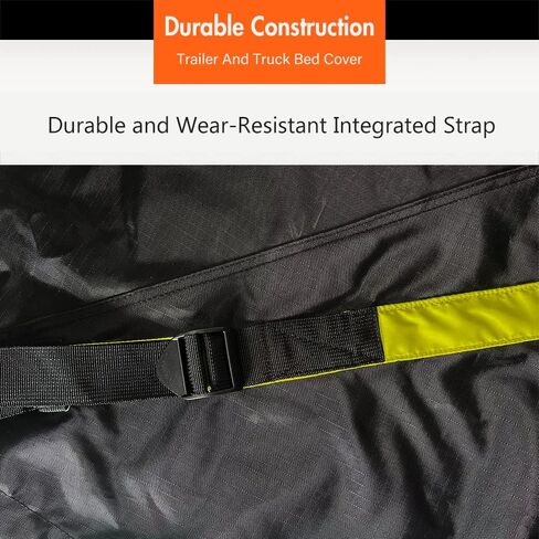 6'x 6' Tarp for Truck Bed Trailers Cargo Net Heavy Duty 73"x73" Adjustable Tightness Waterproof Cover Upgrade Version(S) in Saudi Arabia