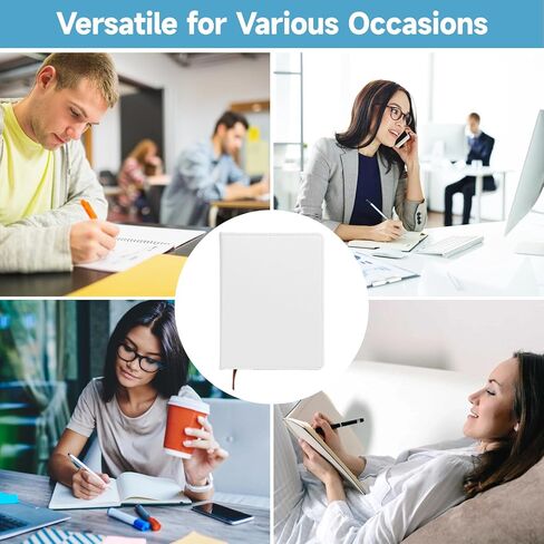 Lnrueg 6 Pcs Sublimation Notebook Blank Journal A6 100 Pages - Hardcover PU DIY Notebooks for Note Plan Diary Writing in Saudi Arabia