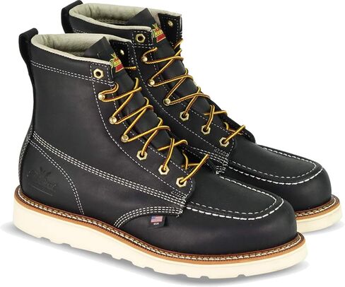 Thorogood Men's American Heritage 6" Moc Toe, MAXwear Wedge Safety Toe Boot in Saudi Arabia
