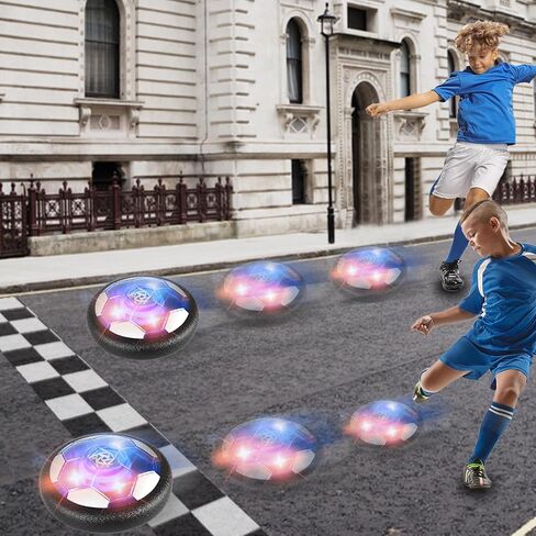 Bennol 2 Hover Soccer Ball Toys Sets for 3 4 5 6 Year Old Boys Kids, Indoor Outdoor Outside Soccer Ball Toys for Kids Boys 3-5 4-8 6-8, 3 4 5 6 Year Old Boys Toys Birthday Gifts, Toddler Boy Toys in Kuwait