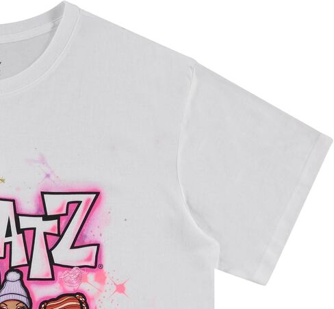 Bratz Ladies Original Dolls Shirt - Yasmin, Cloe, Jade, and Sasha 1990's Vintage Throwback Graphic T-Shirt in Kuwait