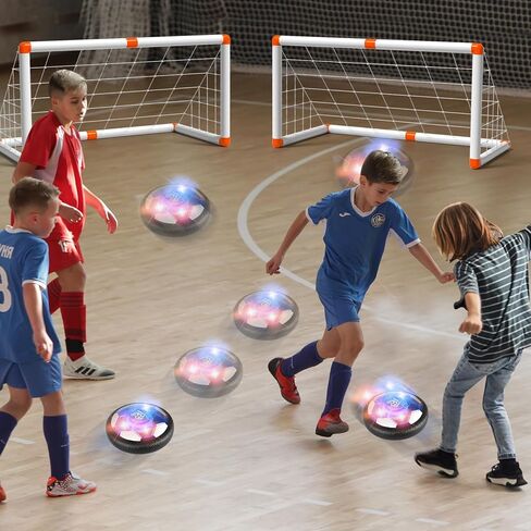 Bennol 2 Hover Soccer Ball Toys Sets for 3 4 5 6 Year Old Boys Kids, Indoor Outdoor Outside Soccer Ball Toys for Kids Boys 3-5 4-8 6-8, 3 4 5 6 Year Old Boys Toys Birthday Gifts, Toddler Boy Toys in Kuwait