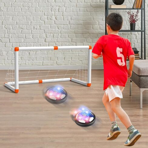 Bennol 2 Hover Soccer Ball Toys Sets for 3 4 5 6 Year Old Boys Kids, Indoor Outdoor Outside Soccer Ball Toys for Kids Boys 3-5 4-8 6-8, 3 4 5 6 Year Old Boys Toys Birthday Gifts, Toddler Boy Toys in Kuwait