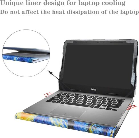 Alapmk Protective Case Cover for 13.3" Dell Latitude 13 3300 3310 Education/Dell Latitude 13 3310 Laptop[Note:Not fit Latitude 13 3380 Education/Latitude 13 3310 2-in-1],Starry Night in Saudi Arabia