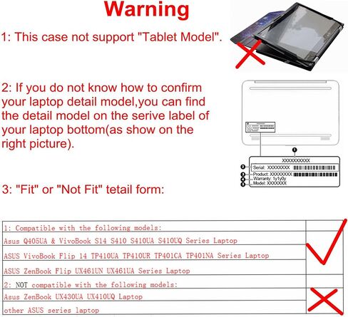 Alapmk Protective Case for 14" Asus Q405UA/VivoBook S14 S410 S410UA S410UQ/VivoBook Flip 14 TP410UA TP410UR TP401CA TP401NA/ZenBook Flip 14 UX461UN UX461UA & Acer Aspire 5 A514-54 Laptop,Starry Night in Saudi Arabia