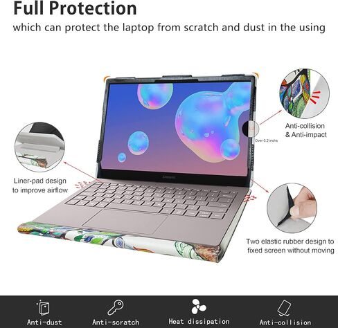 Alapmk Protective Case for 13.3" Samsung Galaxy Chromebook 2 XE530QDA/Galaxy Book S/Galaxy Book Ion 13 NP930XCJ/Galaxy Book Flex α 13 NP730QCJ Laptop[Not fit Galaxy Book Flex 13 NP930QCG],Galaxy in Saudi Arabia
