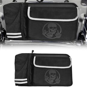 Trunk Lid Organizer Fits for Harley Tri Glide Freewheeler Accessories Trike Models Trunk Travel-Paks Door Organizer Travelling Storage 2009-2024