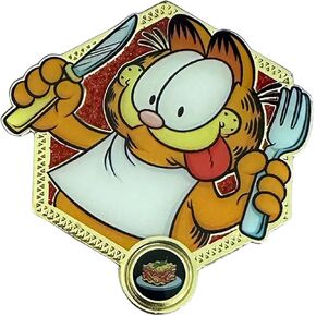 Garfield x Zen Monkey Studios: Hungry Garfield - Collectible Enamel Pin