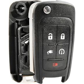 Replacement for 2011-2015 Chevrolet Volt 5-Button Remote Key Fob Shell Case OHT05918179