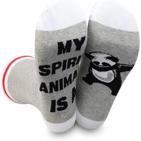 LEVLO 2 Pairs Hummingbird Socks Hummingbird Lover Gift My Spirit Animal Is A Hummingbird Novelty Socks