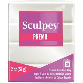 Polyform Premo! Sculpey Polymer Clay 2 Oz: Pearl