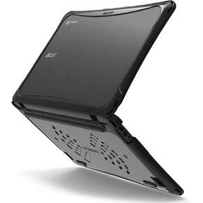 IBENZER Hexpact Heavy Duty case for 11.6" Acer Chromebook 311 C722, Protective Cover with Screen Lock for K-12 Students, Black, HPE-ACER 722