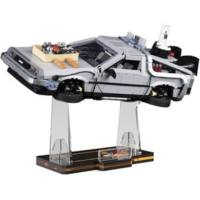 حامل عرض لـ Lego Back to The Future Time Machine 10300، حامل أكريليك 5 مم لـ Lego 10300 (لا يتضمن مجموعة النماذج)