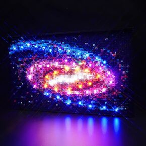 مجموعة إضاءة LED لمجموعة مجرة ​​درب التبانة من Lego Art، إضاءة LED متوافقة مع نماذج مكعبات البناء Lego 31212 (لا تتضمن مجموعة Lego) in Kuwait