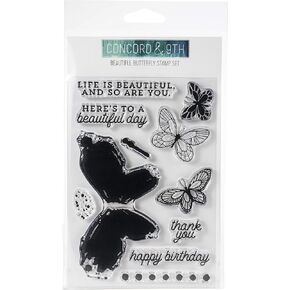 Concord & 9th Beatiful Butterfly Stamp Set