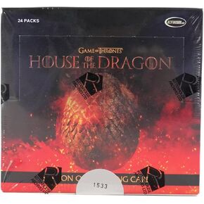 Game of Thrones House of The Dragon Season 1 Trading Card Hobby Box (Rittenhouse 2024) Limtied to 9,000 Boxes